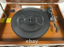 Victrola Record Player 8-in-1 VTA-600B Nostalgic CD player Turntable Espresso