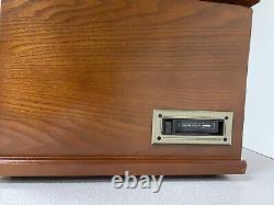 Victrola Record Player 8-in-1 VTA-600B Nostalgic CD player Turntable Espresso
