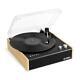 Victrola Record Player Retro-style Dual Bluetooth Connectivity 3.5 Mm Aux-in