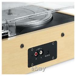 Victrola Record Player Retro-Style Dual Bluetooth Connectivity 3.5 mm Aux-In