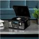 Victrola Retro Record Player With Bluetooth And 3-speed Turntable, Black