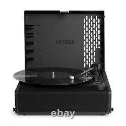Victrola Revolution GO 3-Speed Bluetooth Portable Record Player with Built-in