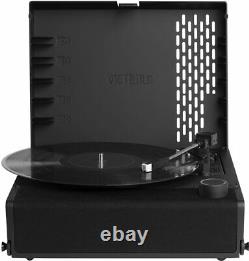 Victrola Revolution GO Portable Rechargeable Record Player Black