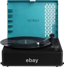 Victrola Revolution GO Portable Rechargeable Record Player Blue
