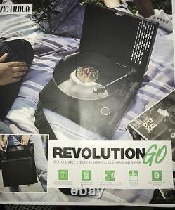 Victrola Revolution GO Portable Record Player with Bluetooth (Black) #HB068
