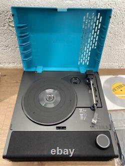 Victrola Revolution GO Portable Record Player with Bluetooth, Blue (WCP014671)