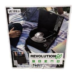 Victrola Revolution GO VSC-750SB-BLK Bluetooth Portable Record Player