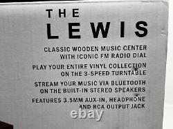 Victrola The Lewis Record Player with Bluetooth and Speakers NEW! VTA-260B-MAH