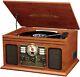 Victrola Vta-200b 6-in-1 Turntable Bluetooth Cassette Cd Player Am/fm Radio