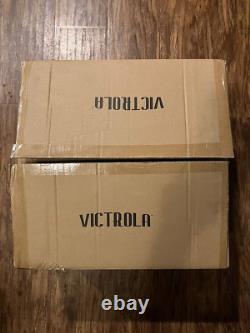 Victrola VTA-240B-ESP-SDF Metropolitan Record Player Brown New Open Box