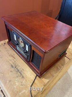 Victrola VTA-600B 8-in-1 Nostalgic Record Player with Turntable