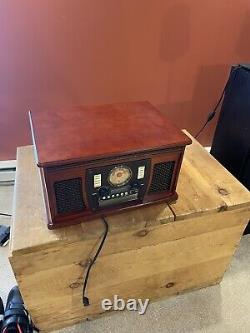 Victrola VTA-600B 8-in-1 Nostalgic Record Player with Turntable