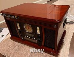 Victrola VTA-750B+ Wood 7-in-1 Turntable Nostalgic Bluetooth Record Player 2017