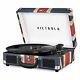 Victrola Vintage Bluetooth Portable Suitcase Record Player With Built-in