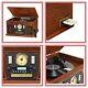 Victrola Vintage Bluetooth Record Player, 3-speed Turntable, 8-in-1 Music Centre