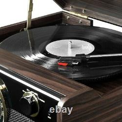 Victrola Wood Metropolitan Mid Century Modern Bluetooth Record Player 3-Speed