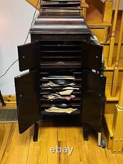 Victrola record player vintage