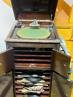 Victrola record player vintage