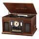 Victrola's 7-in-1 Sherwood Bluetooth Recordable Record Player With 3-speed Tu