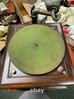 Vintage 1920's Mahogany VICTROLA VI Record Player Victor Talking Machine Working