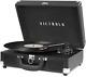 Vintage 3-speed Bluetooth Portable Suitcase Vinyl Record Player Built-in Speaker