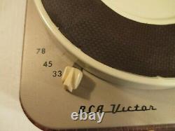 Vintage RCA Victor Victrola Portable Record Player 1-EMP-2KK