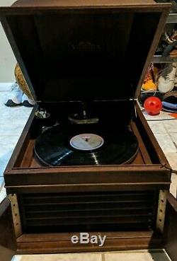 Vintage Victrola Phonograph Player