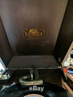Vintage Victrola Phonograph Player