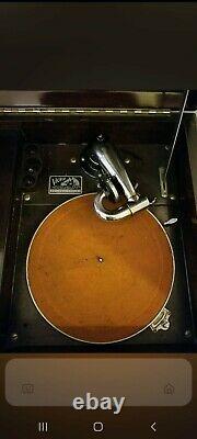 Vintage victrola record player