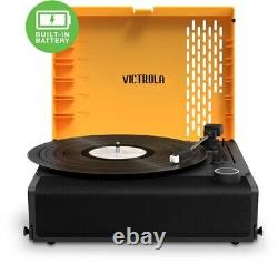 WB Victrola VSC-750SB-CTR Revolution GO Portable Record Player Citrus Orange