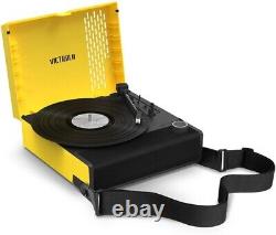 WB Victrola VSC-750SB-YEL Revolution GO Portable Record Player Yellow