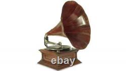 Wooden Speaker horn from a Victrola hand cranked record player Gramophone Music