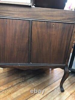 Working Antique Sonora Victrola Record Player Queen Anne 1920's with Video