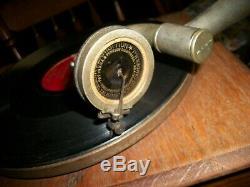 Working-Victor Victrola Phonograph Model VV IV Talking Machine Record Player